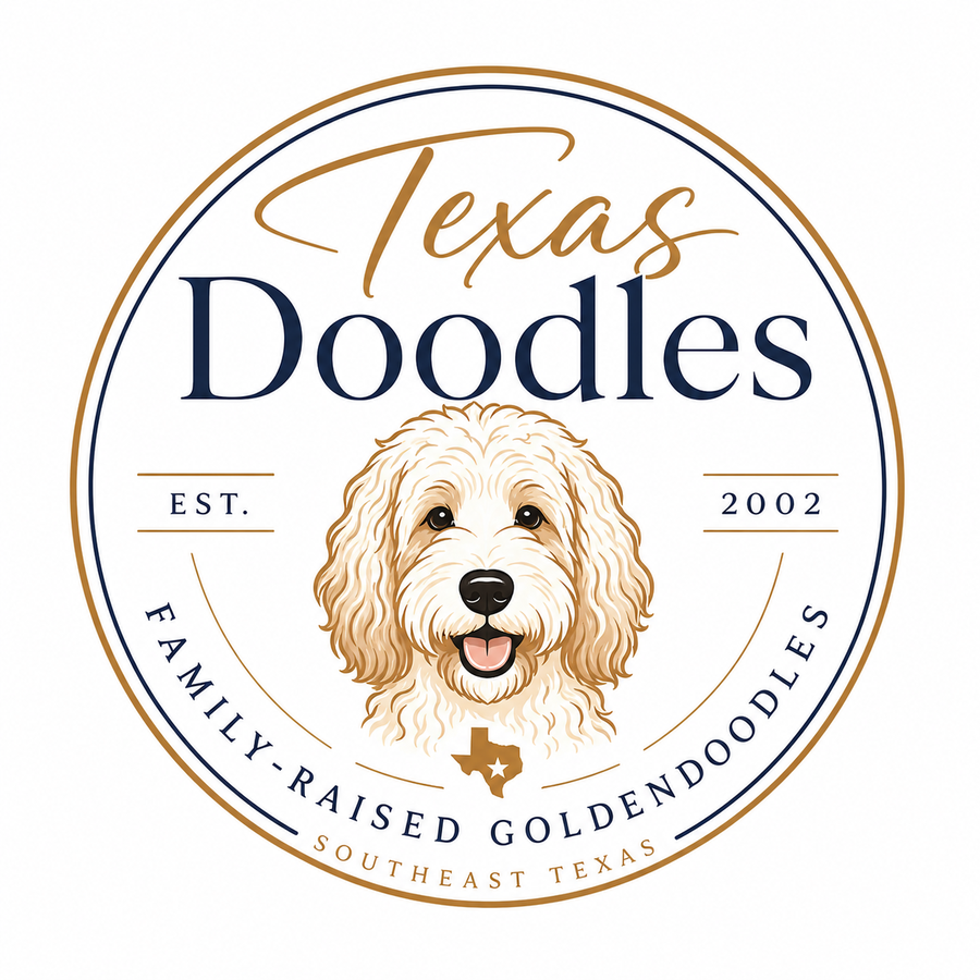 Texas Doodles, family-raised Goldendoodles in Southeast Texas since 2002