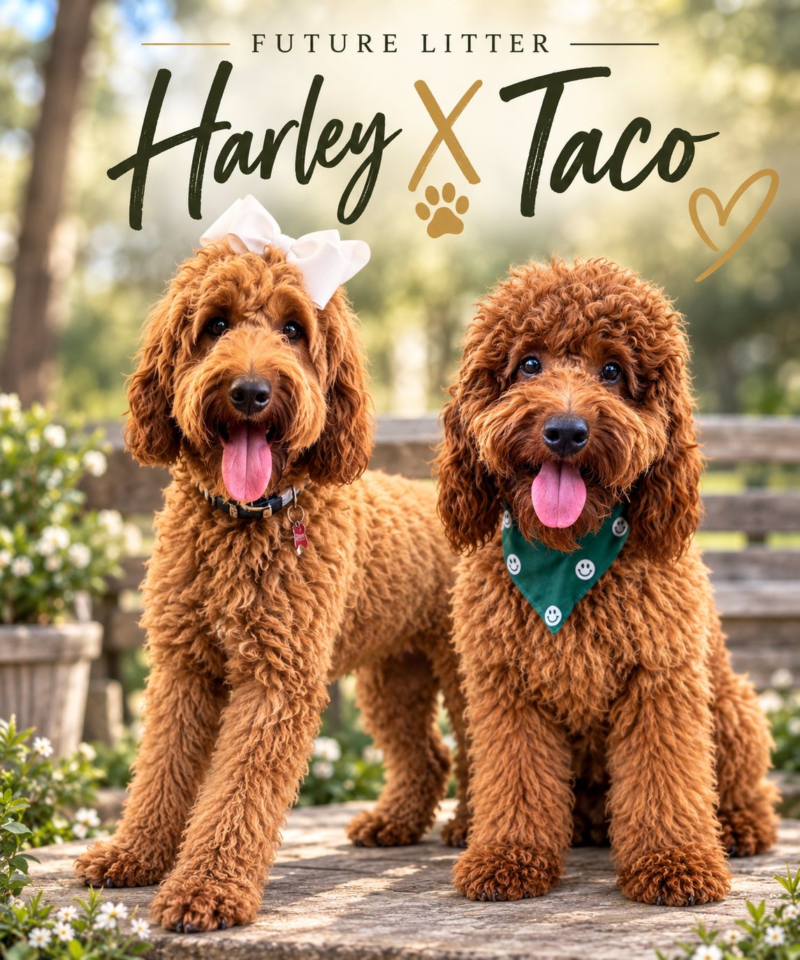 Harley x Taco planned litter