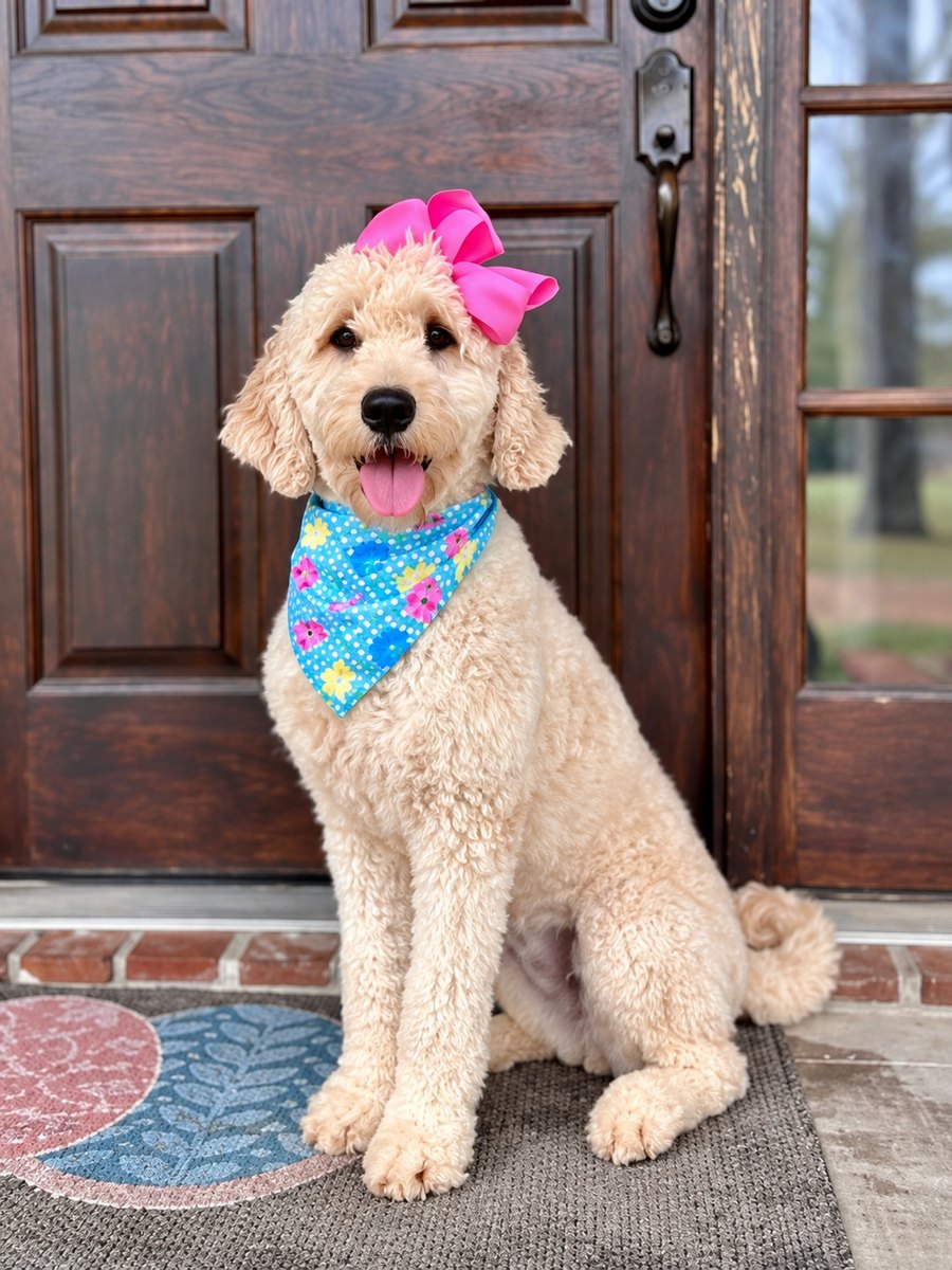 Kaia, a Goldendoodle at Texas Doodles in Kountze, Texas